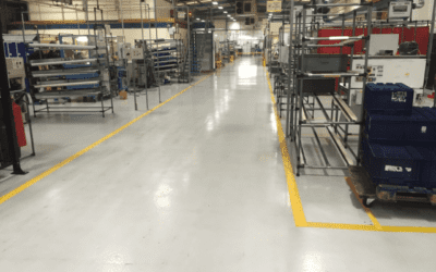 Resin coatings, 2000 sq mtrs recently completed for Automotive Component manufacturer.