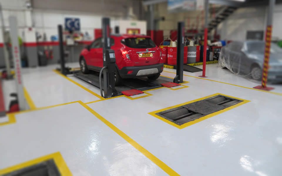 Vehicle Workshop Flooring