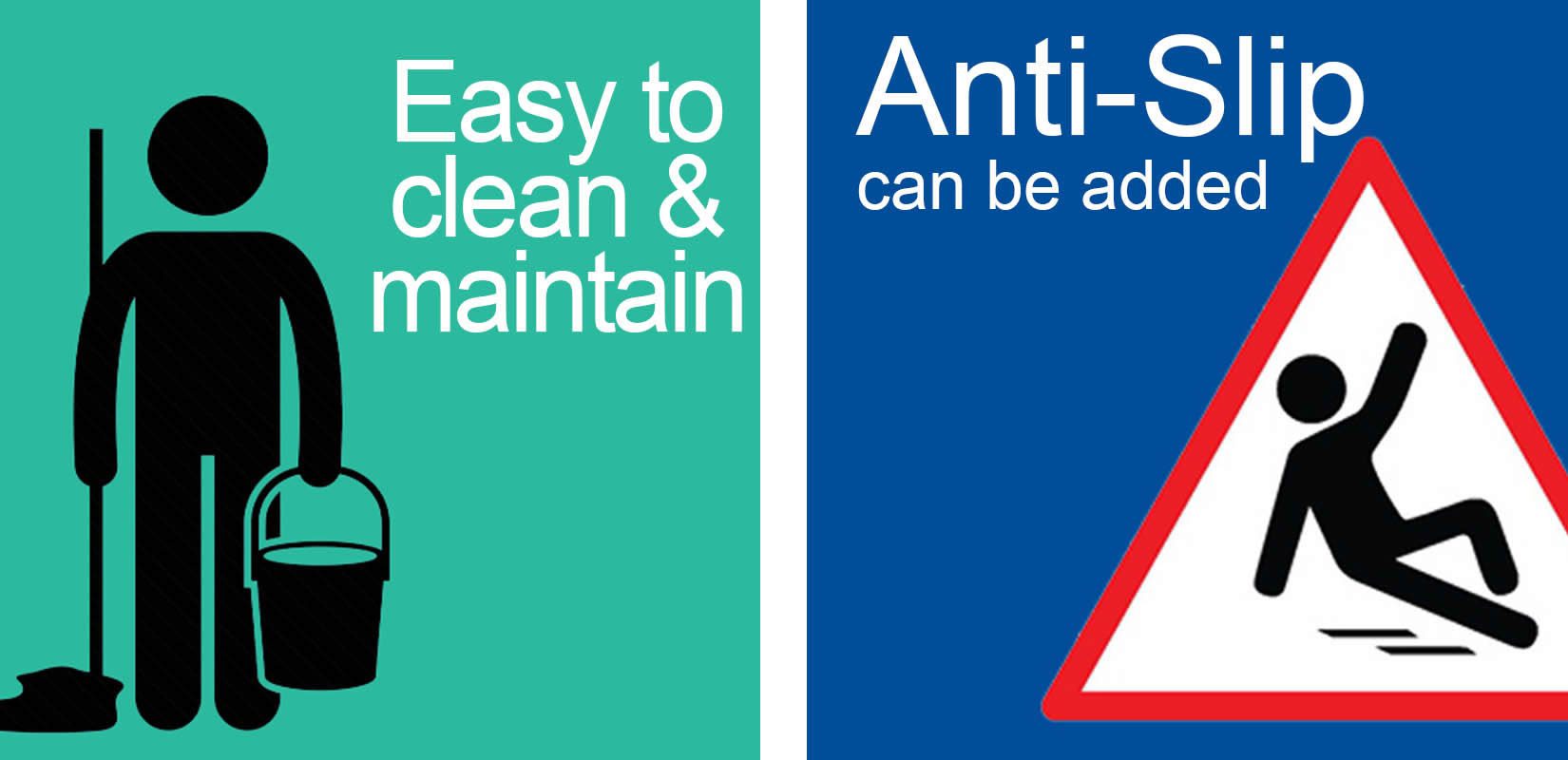 Easy Clean & Anti Slip